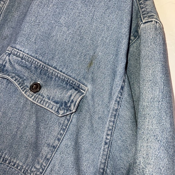 Vintage 90s Route 66 Men's Denim‎ Heavy Jacket Fleece Lined Size XL Trucker ✅ - Picture 7 of 7